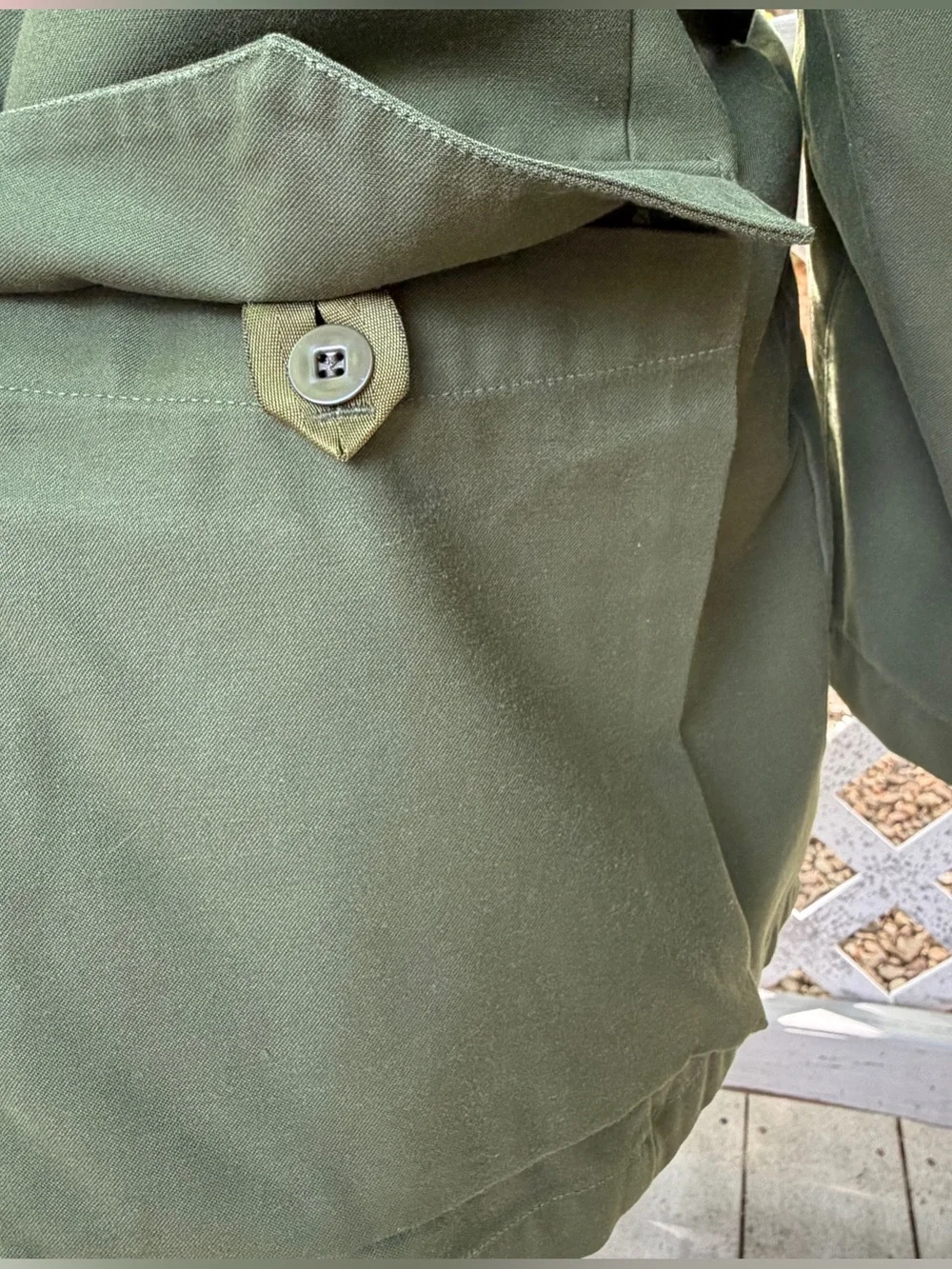 Vintage 1968 Swedish Army Military Green Jacket E 104 Chest 48” Chore Hunting - Picture 14 of 16